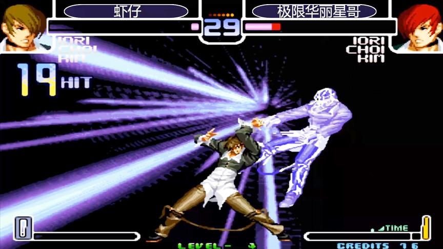 拳皇2002：八神这套26连速度好快，顶级高手虾仔上演残血反杀
