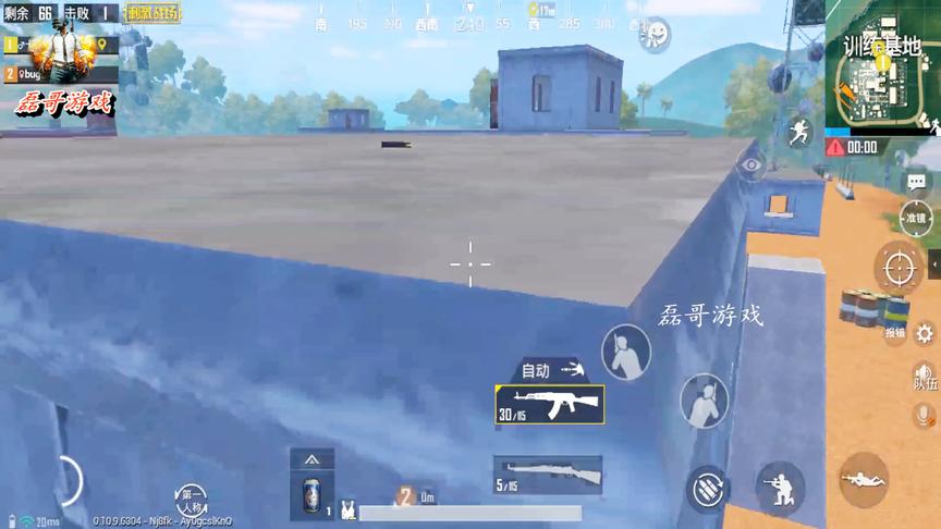 刺激战场：雨林常见房屋bug，学会了训练基地轻松1v5，超爽