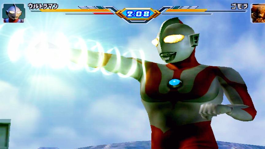 初代奥特曼用“气功波”将怪兽哥莫拉的内脏震碎了，太帅气了！