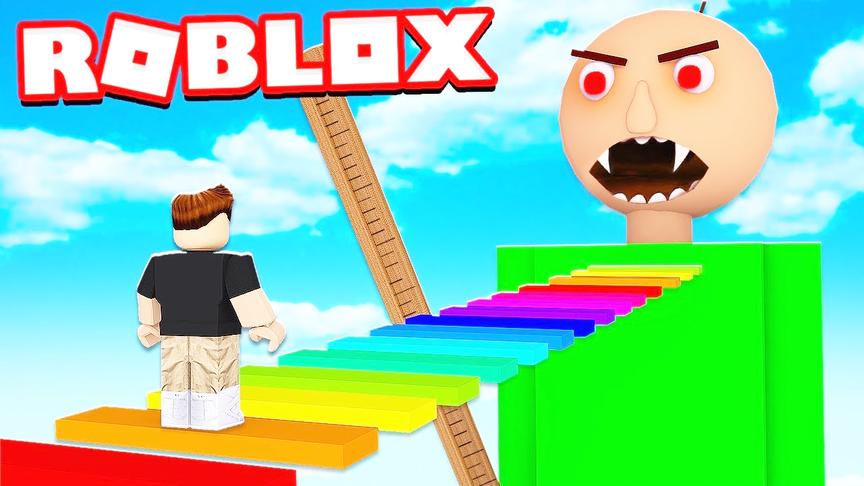小飞象解说 Roblox逃离巴尔迪 危险逃生！这个Baldi也太大了吧！