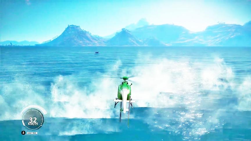 正当防卫3：直升机直接栽进海里，结果会怎样？小林解说