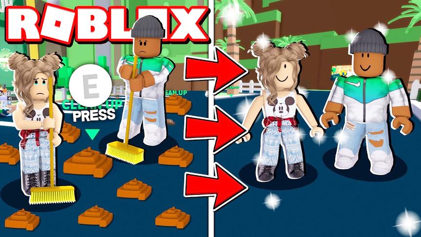 小飞象解说 Roblox捡垃圾模拟器 找到新工作！还有人抢我的垃圾？