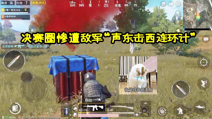 刺激战场：好狡猾的敌军啊，决赛圈给我上演“声东击西连环计”！