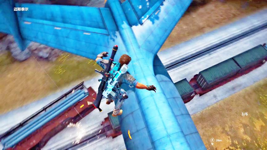 正当防卫3：火车的撞击力真大！连运输机都能撞动！