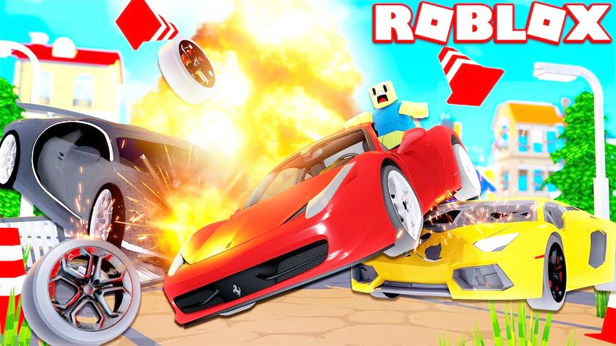 小飞象解说 Roblox销毁模拟器 只要我动动手指豪车瞬间消失！