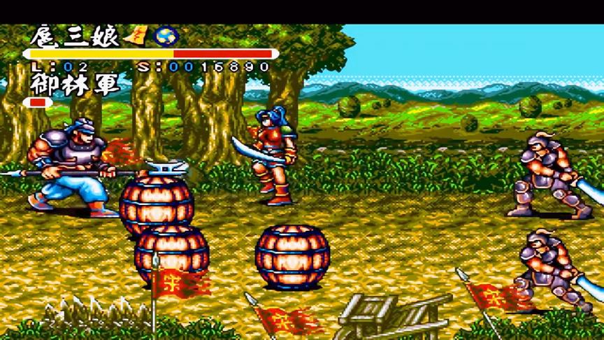 世嘉MD《水浒风云传》，李典别装了，我知道是你