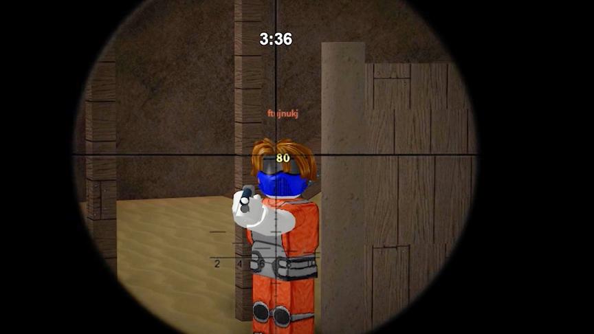 波波仔解说 roblox 虚拟世界“彩弹射击”：狙击枪一枪打不死人？
