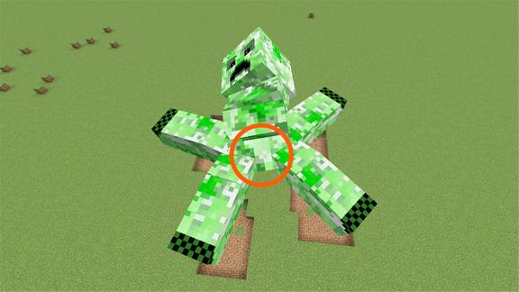 泰坦mod名不虚传,一只巨大的苦力怕,能击败创造模式的我!