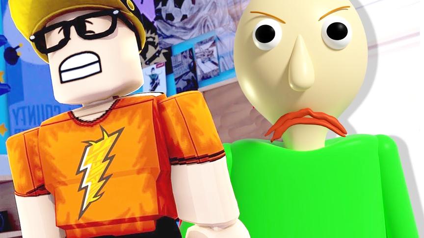 Roblox逃离Baldi：这个学校到底有多大？我变成了巴尔迪老师？
