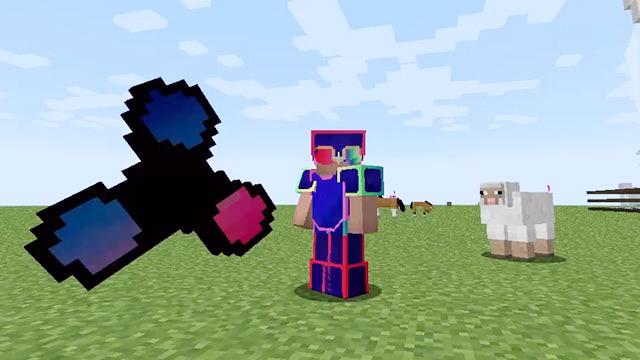 我的世界模组秀EP13：指尖旋转陀螺幸运方块套装