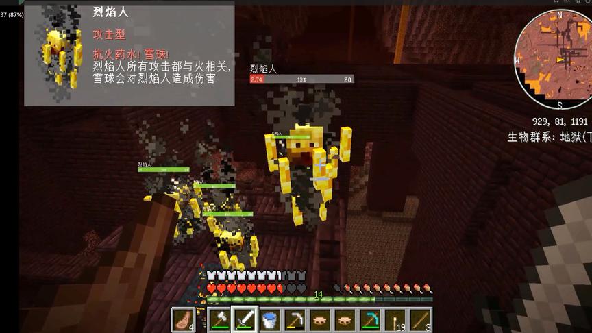 我的世界变形mod：凋零骷髅VS烈焰人小分队