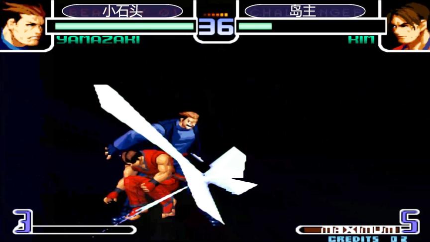 拳皇2002：龙二这大招赖的可以，对手起身就被刺到