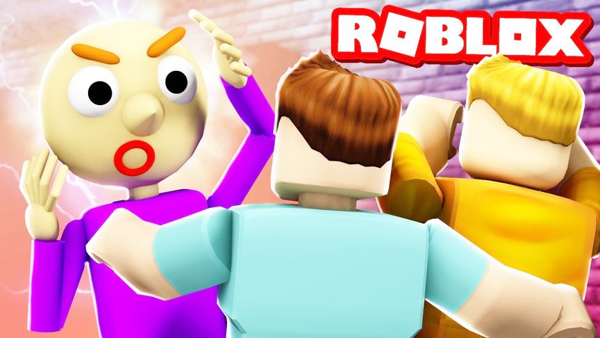 Roblox逃离可怕Baldi：惊险逃生！遇到30个巴尔迪老师什么感觉？