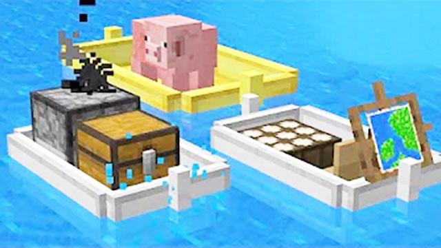 我的世界模组秀EP16：会自动运货的矿船