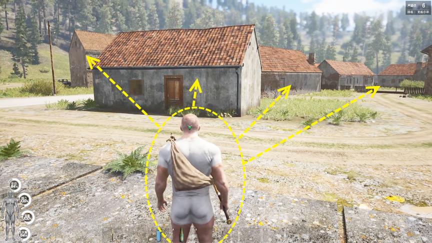 生存游戏人渣Scum01：开开心心搜刮了城镇，没想到出来立马被干掉