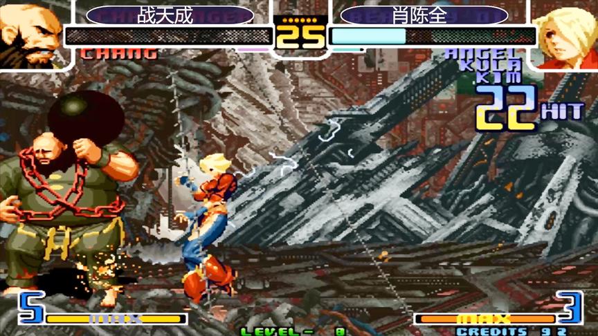 拳皇2002：安吉尔的勾腿根本停不下来，陈国汉这次彻底绝望了
