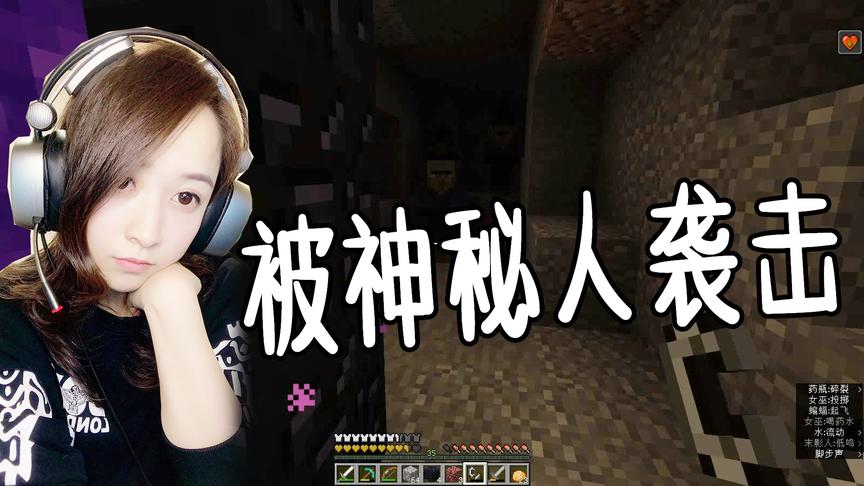 我的世界单人生存24：回家途中偶遇神秘怪物，一击就打掉我9点血