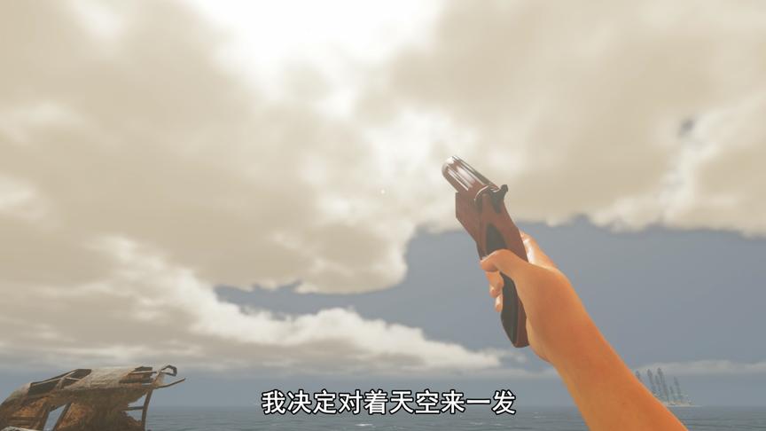 荒岛求生05：我捡到一把信号枪，我决定对着天空来一发