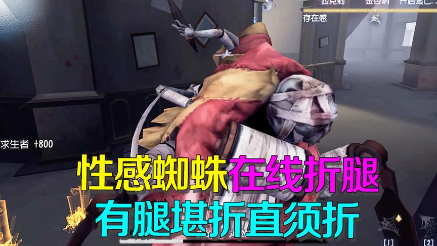 第五人格皮皮阳日记：蜘蛛结网到底折了几条腿？有腿堪折直须折！