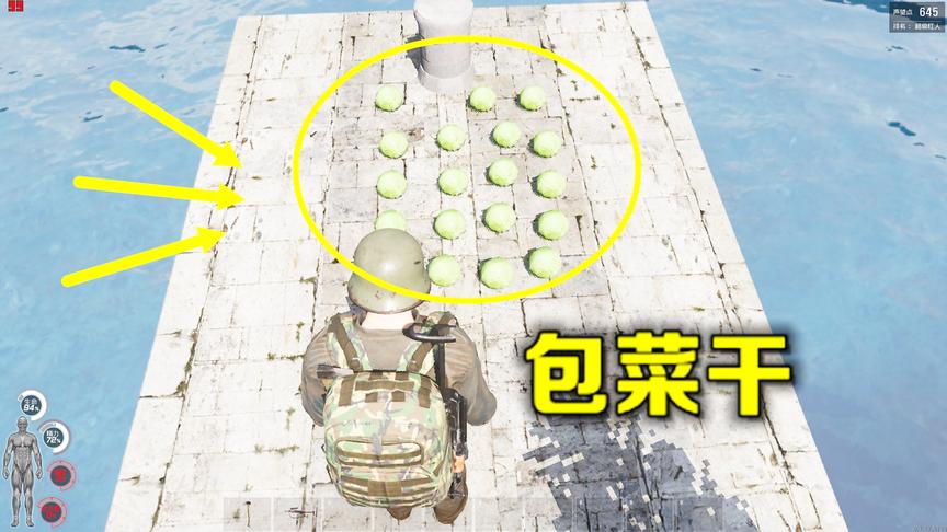 人渣SCUM：在岸边发现渔民晒的包菜干，3天没吃饭，到底该不该拿