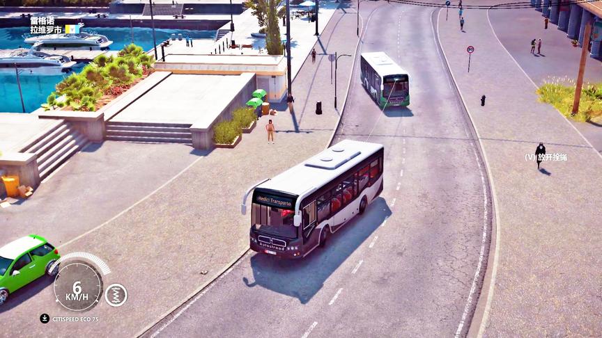 小林解说：大巴车轮胎都爆了，真没想到拉力还是那么的强悍！