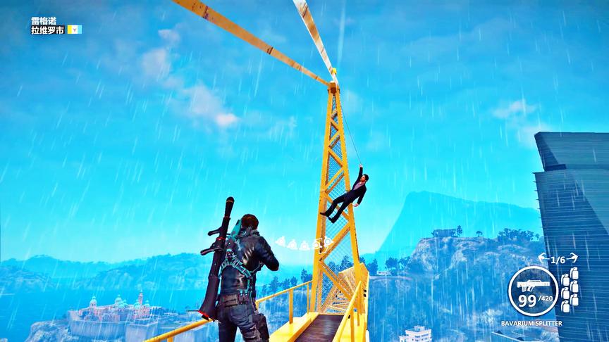 小林解说：恶搞路人系列之将路人扣在塔吊上荡秋千！