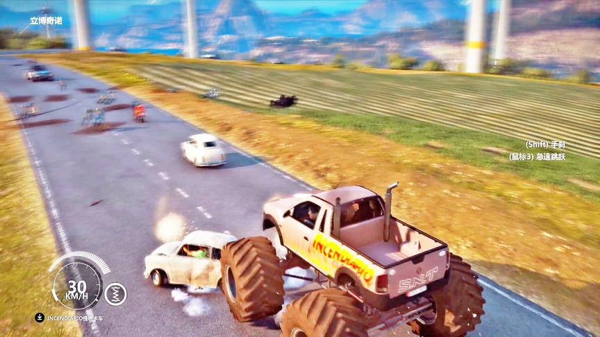 小林解说：大脚车开上路，简直就是无敌无人能挡！