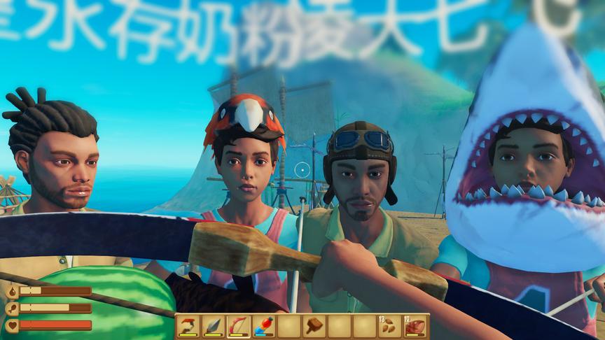极致哥《RAFT》：这游戏更新啦！老船长带新水手重新出海！