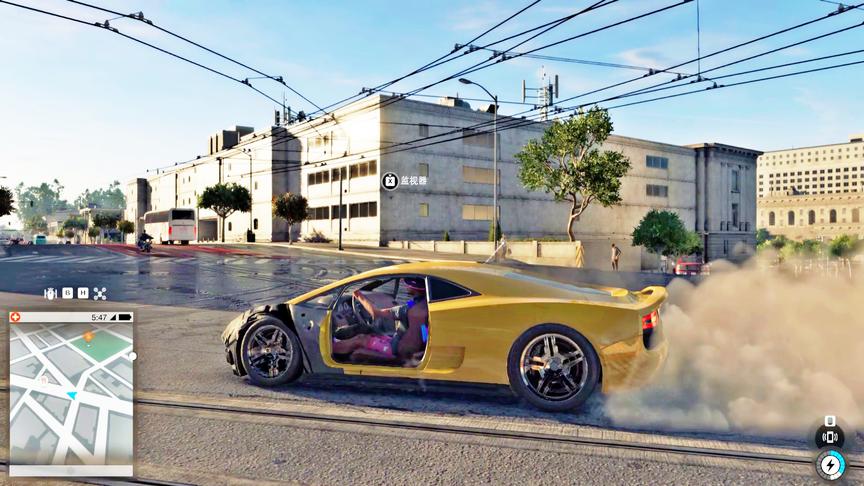 小林解说：跑车一直原地烧胎，结果能爆吗？