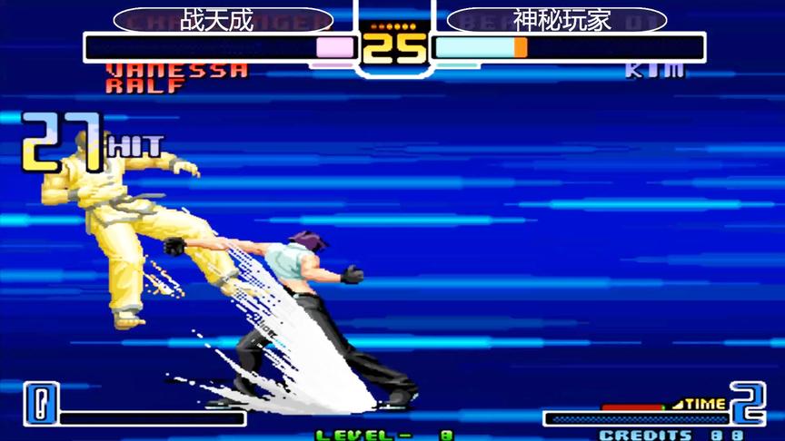 拳皇2002：温妮莎连招接隐藏旋风，一套31连秀的漂亮