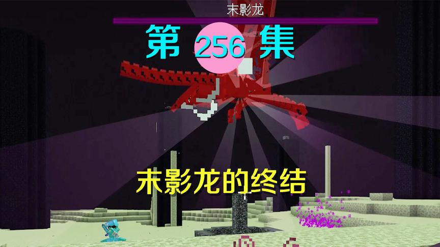 我的世界阿阳历险记256：屠龙勇士阿阳完成使命，终结末影龙！