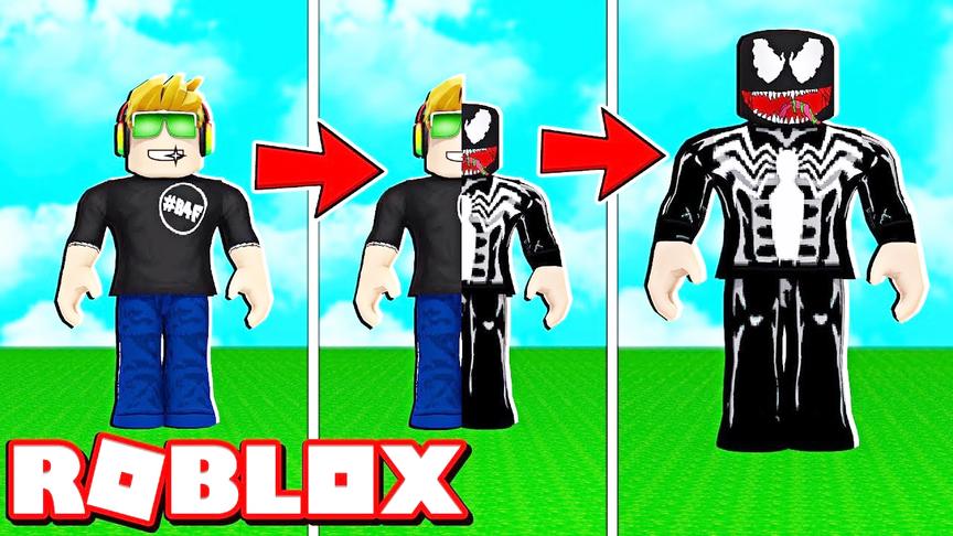 小飞象解说 Roblox超级英雄模拟器 变身毒液？被外星共生体入侵？