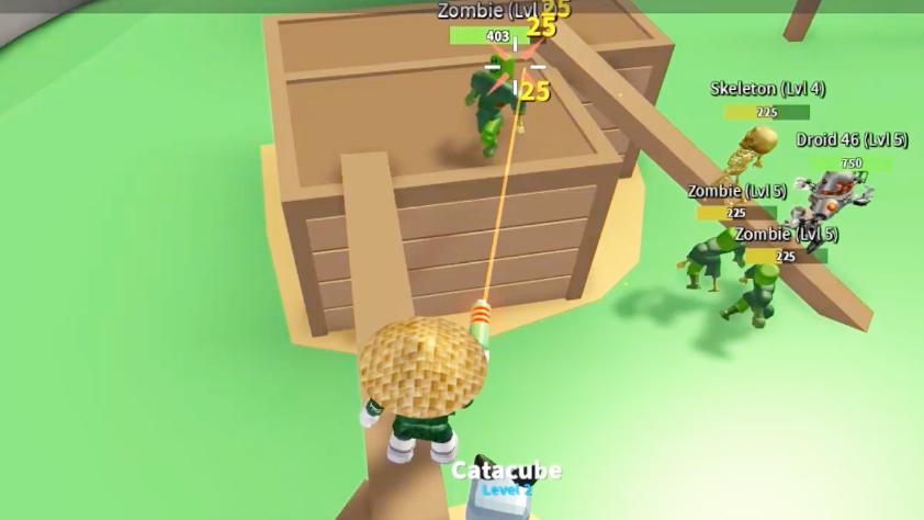 波波仔解说 roblox 狩猎怪物：uzi还是杀怪神器！疯狂爆装备！