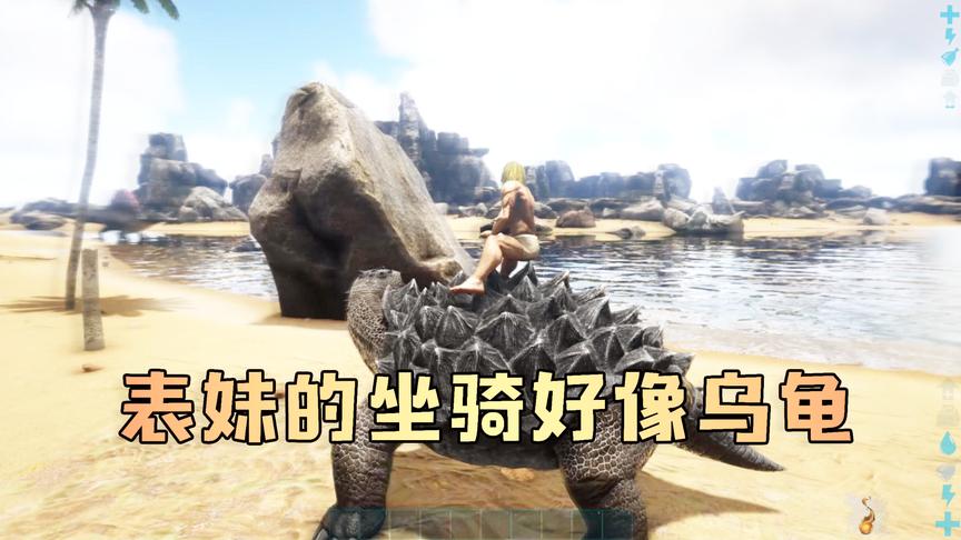 方舟生存进化：吴宝宝表妹的坐骑好像乌龟啊 还帮它取名叫小疙瘩