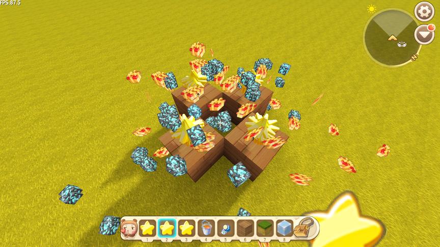迷你世界：无限生产星星礼盒教程，新版道具黄金伞，还能无限钻石