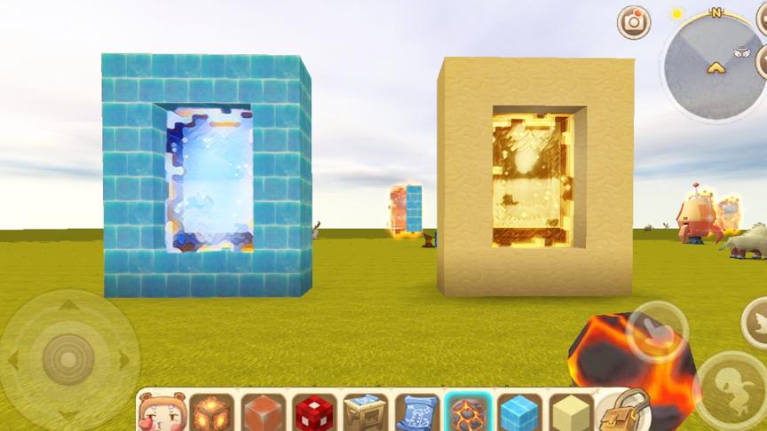 迷你世界：新版流沙传送门和极冰传送门？可以和传送门合体！
