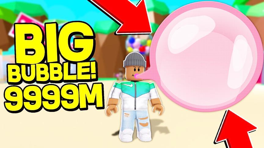 小飞象解说 Roblox泡泡糖模拟器 神奇泡泡糖居然可以吹这么大？