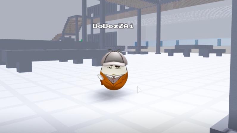 波波仔解说 roblox 蛋蛋躲猫猫：“福尔摩蛋”要躲避猎人的追捕！