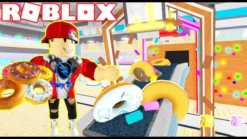 小飞象解说 Roblox甜甜圈大亨 建造甜甜圈工厂！搞笑玩具总动员！