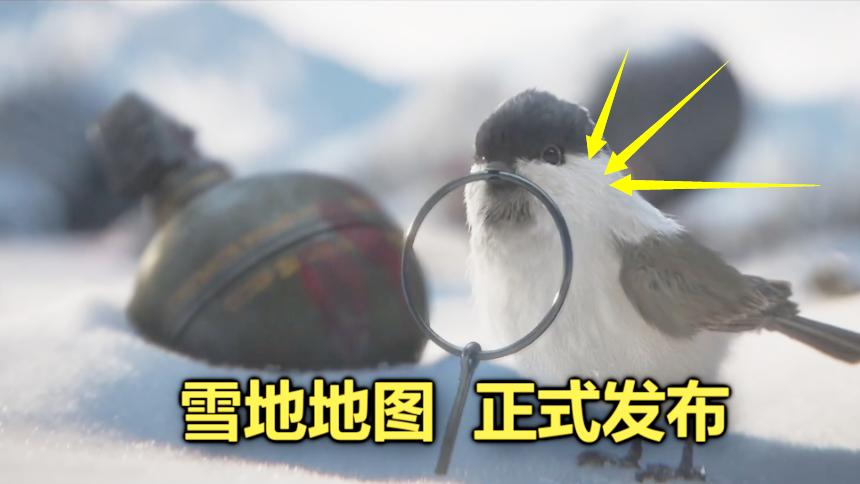 绝地求生：今晚上线雪地模式，98K可以打死麻雀？画面太逼真了