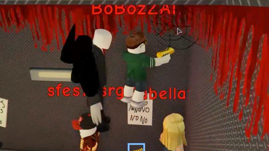 波波仔解说 roblox 虚拟世界“可怕电梯”：鬼影瘦长连杀我四次！