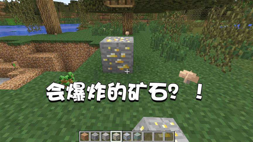 我的世界特别篇64：为什么我挖到的矿石会爆炸？谁干的坑死我了！