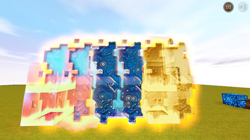 迷你世界：多面合体传送门教程，每一个传送门都能去不同的地方！