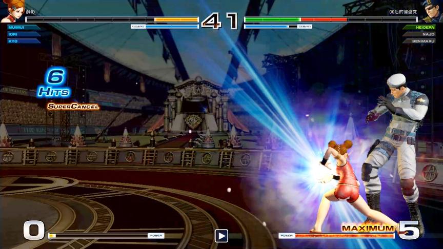 拳皇14：蜜蜜的压制势不可挡，强大的将军也被打服