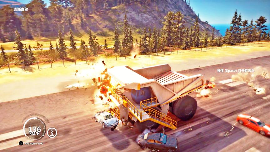 小林解说：矿石运输车撞豪车，这样的玩法不想再玩第二次！