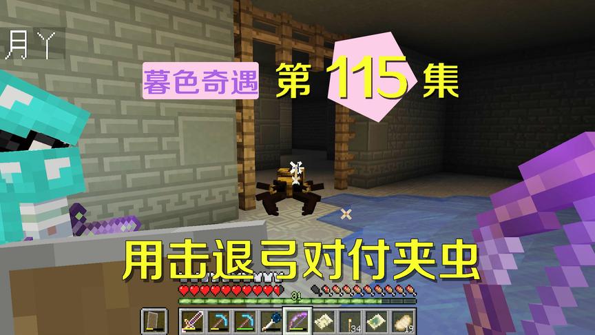 我的世界阿阳暮色奇遇115：这个装备太好用，夹虫根本近不了我身