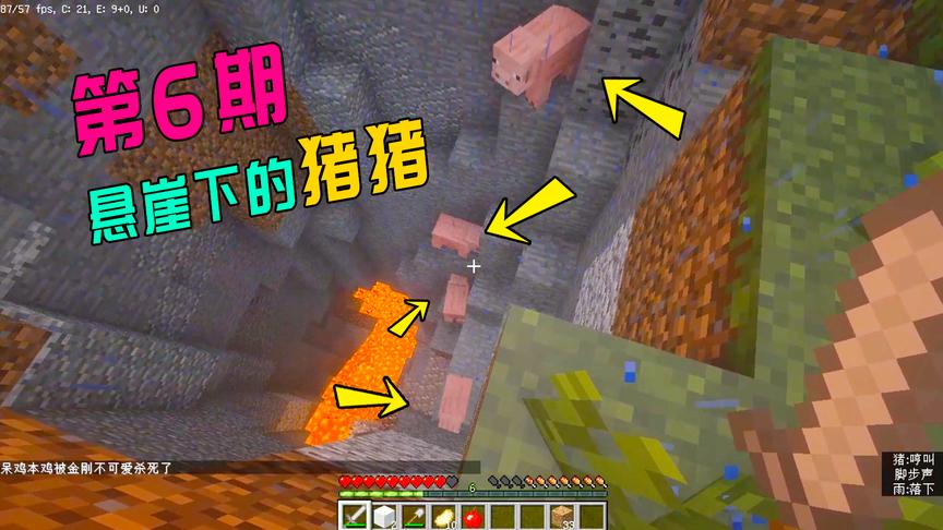 我的世界暮色生存06：濒死的猪猪一家四口，旬猫成就解救了它们！