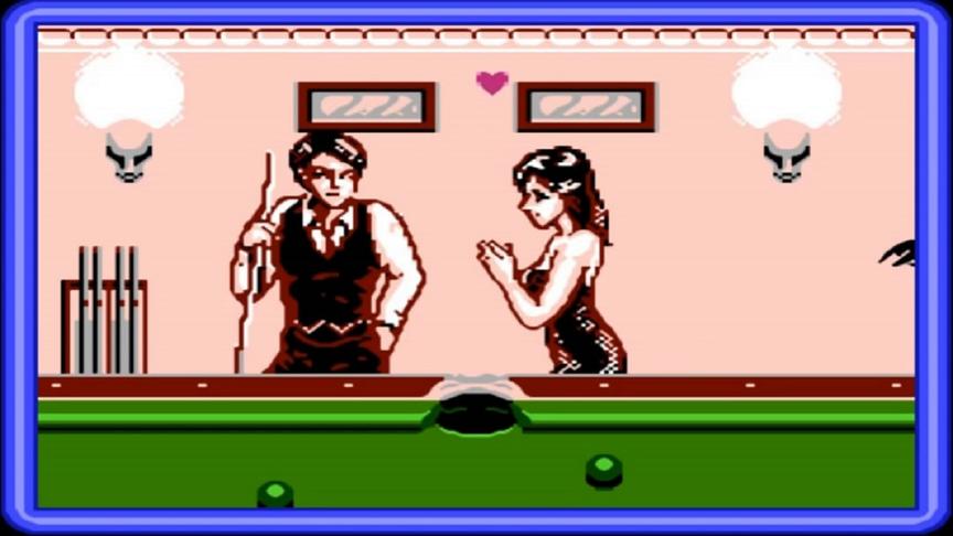 小时候玩FC《台球》没通关，这故事后边也没看到