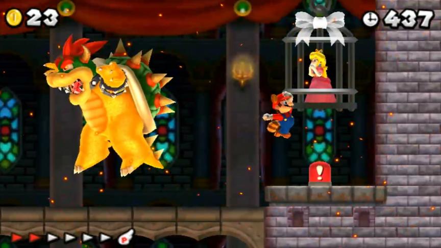 马里奥：库巴，给你机会你不中用啊