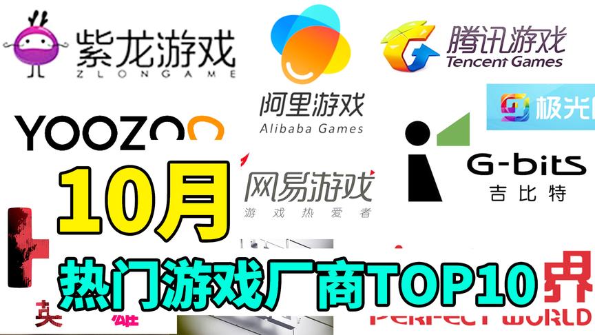 白米游戏：十月热门手游厂商排行榜，你觉得哪家最良心？